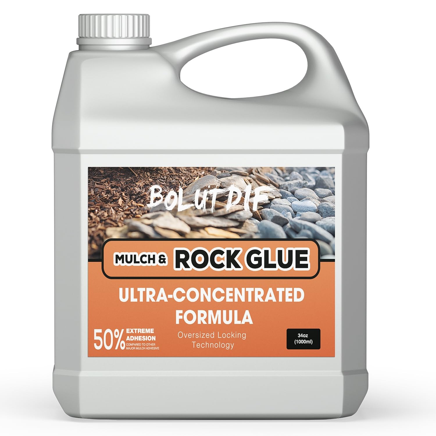 34 OZ Mulch Glue for Landscaping, Rock Glue for Landscaping and Stabilizing M...