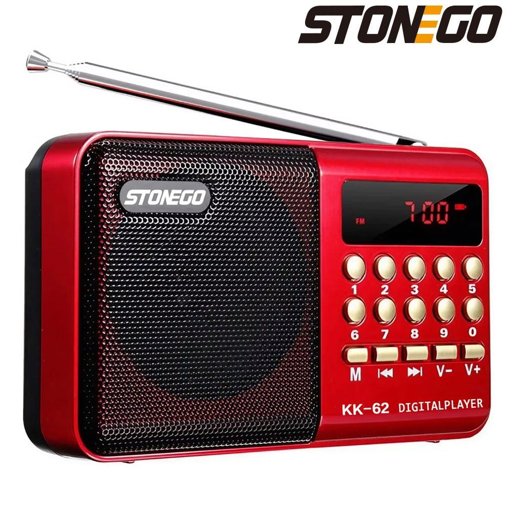 Mini Portable Radio Handheld Rechargeable Digital Fm USB Tf Mp3