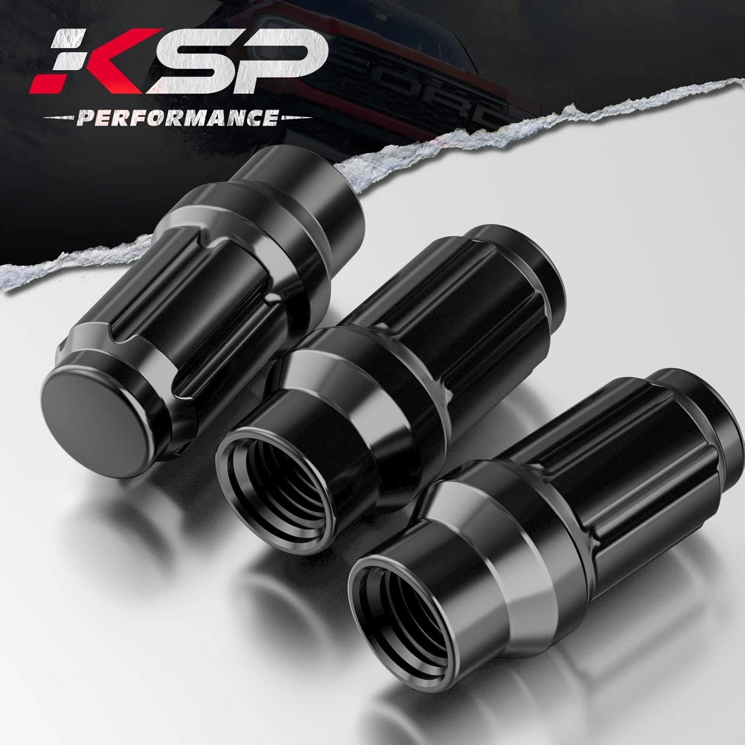 24PCS KSP M12x1.5 Extended Lug Nuts for Toyota Tacoma 4runner Lexus GMC FORD