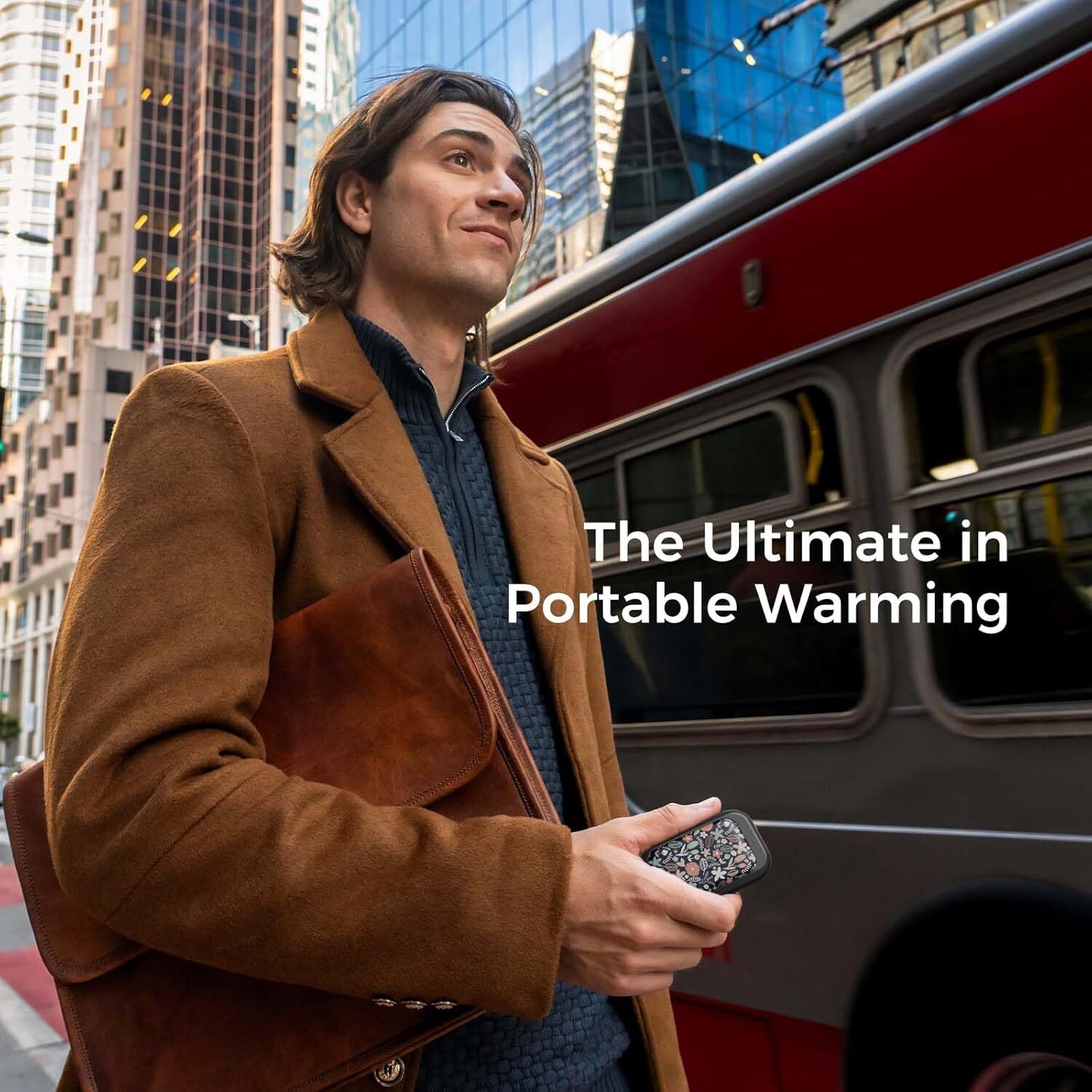 OCOOPA Magnetic 2 in 1 Rechargeable Hand Warmers 5000mAh Power Bank 16 Hrs Heat