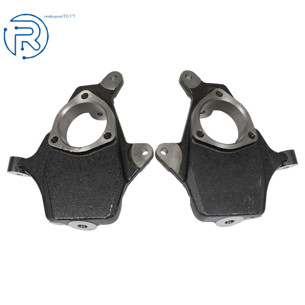 NEW 2" Drop Lowering Spindles For 07-17 Chevy Silverado GMC Sierra 1500 2WD 4WD