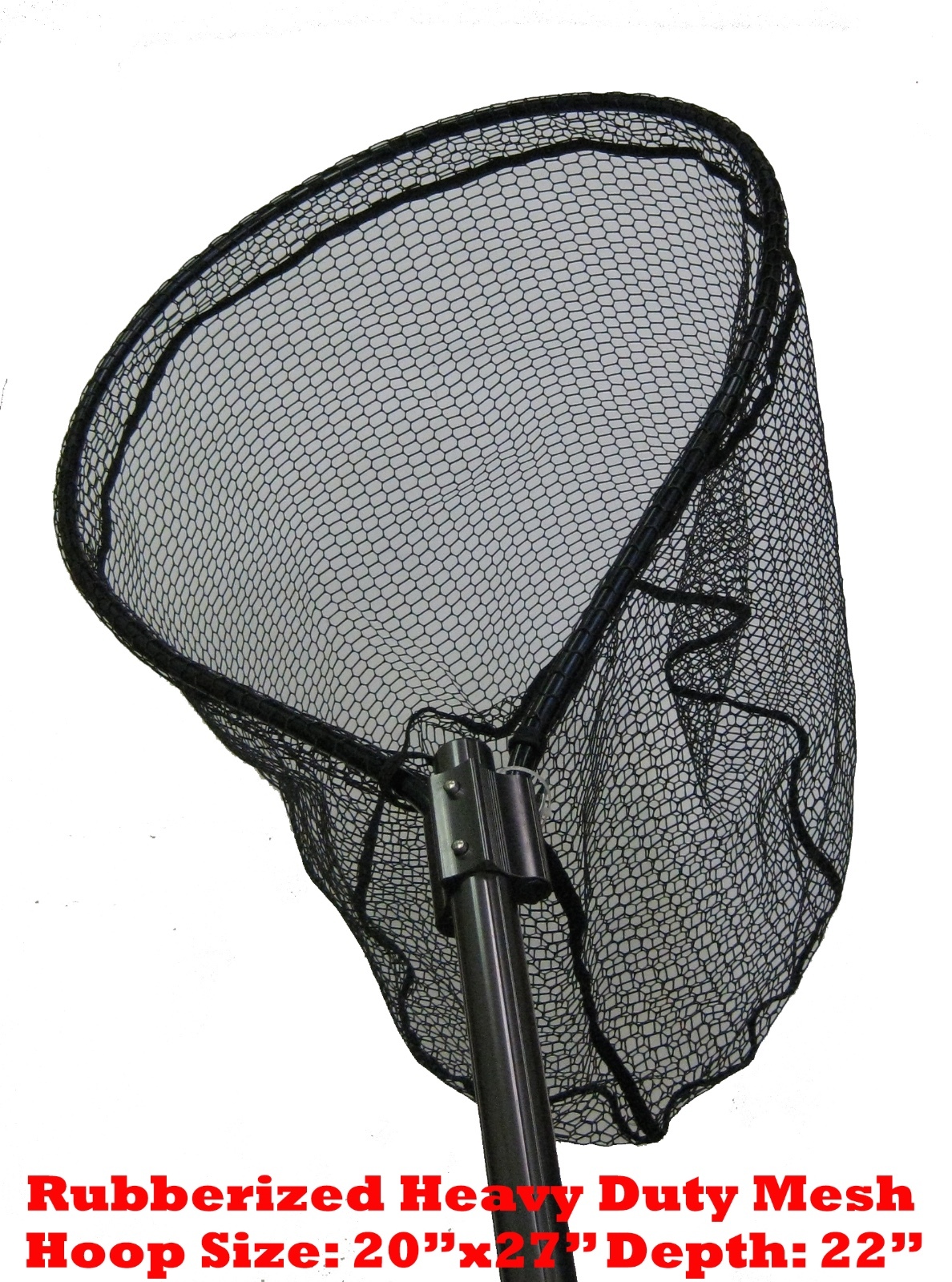 KUFA SPORTS FC7052 Retractable Aluminum Landing Net Rubberized Mesh (FC7052)