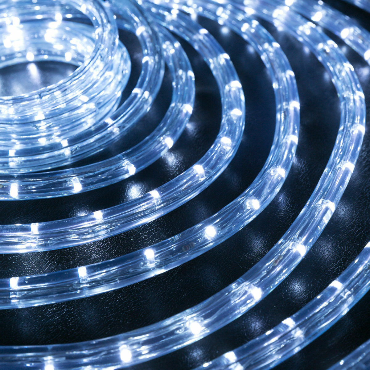 Cool White Thick LED Rope Light Accent Indoor Outdoor 10/20/25/50/100/150FT/300F