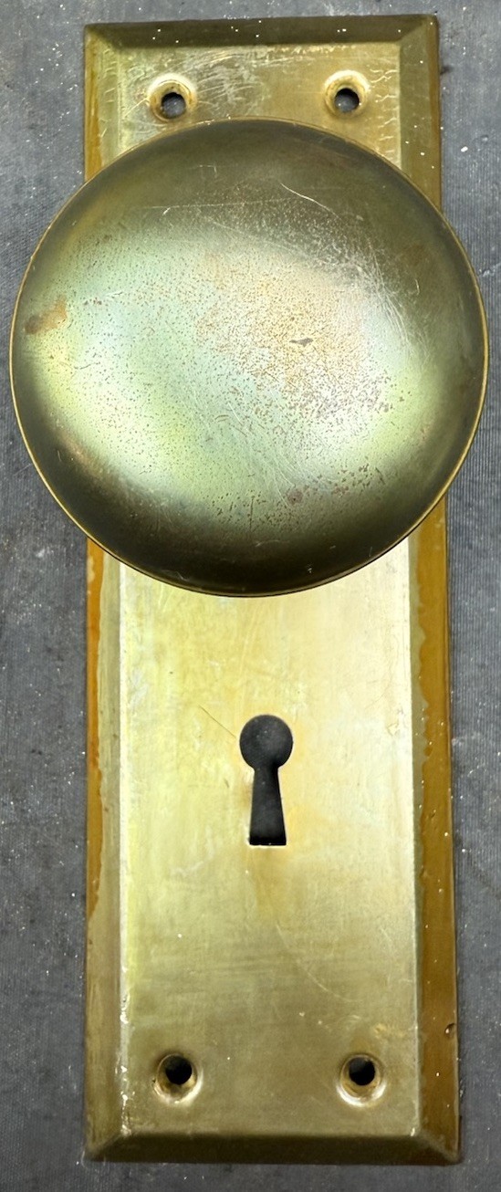 Plain Brass Door Knobs Set Deco Craftsman 1 Of 14 Sets