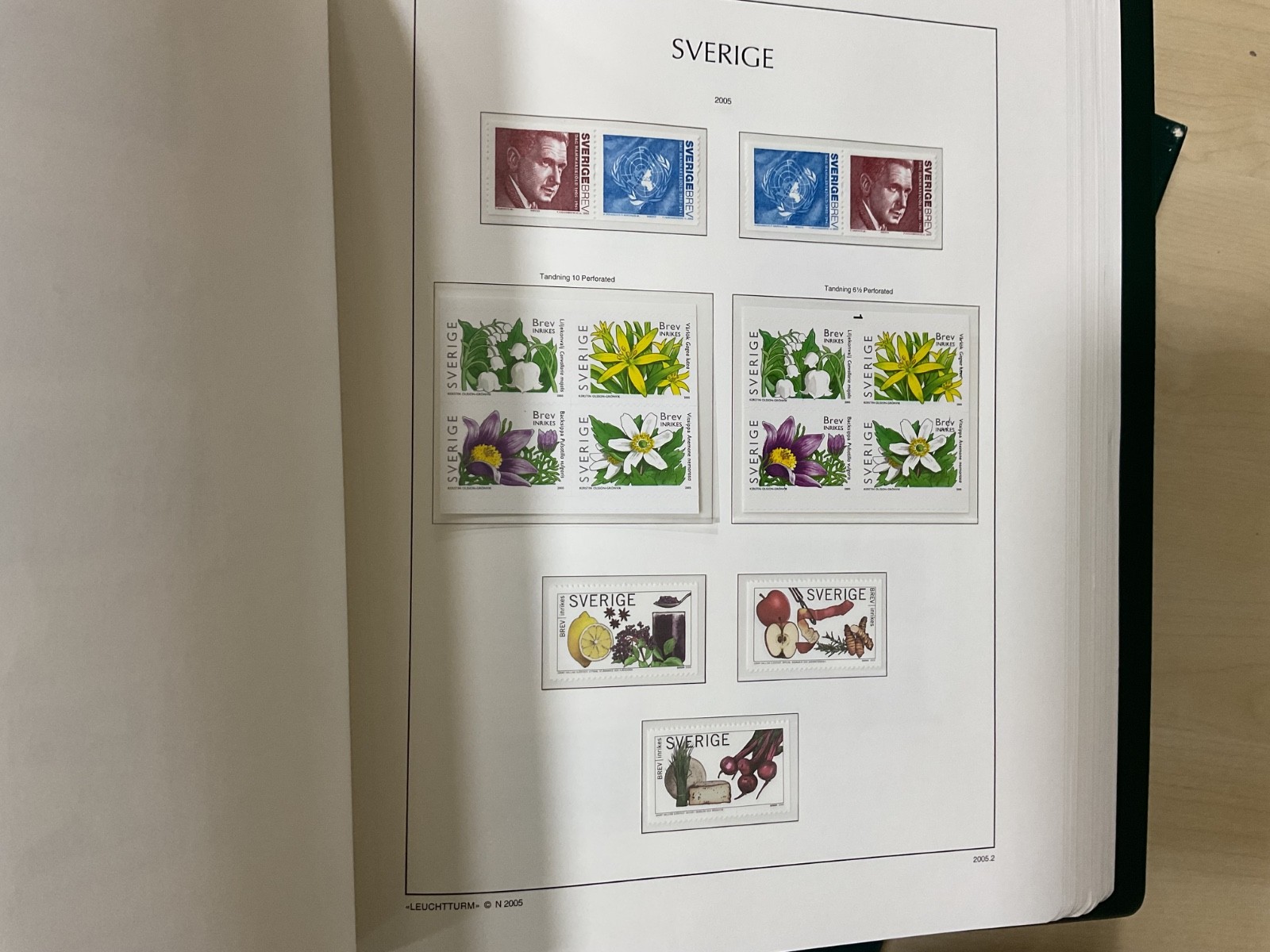 Sweden stamps. 2002 - 2008. MNH. Kabe album. G/206*