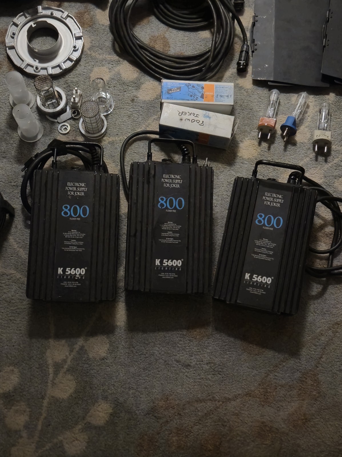 One K5600 Joker 800 HMI light kits Used Arri Apeture Bonus Free Shipping