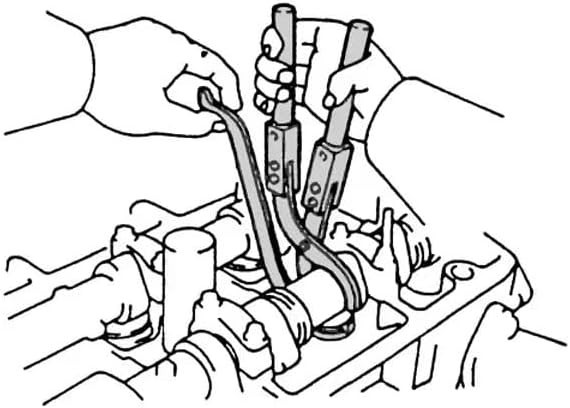 3PC Valve Adjusting Pliers Tool Set, Engine Adjuster Kit for Toyota replace shim