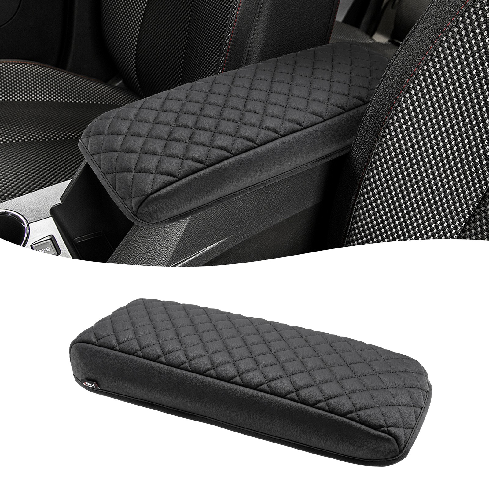 Fits 2010-2017 Chevy Equinox Center Console Lid Armrest Cover Vinyl Leather Pad