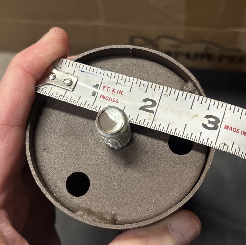 (Set of 4) Tempur-Pedic Ergo Premier Adjustable Base 9" Brown Metal Legs