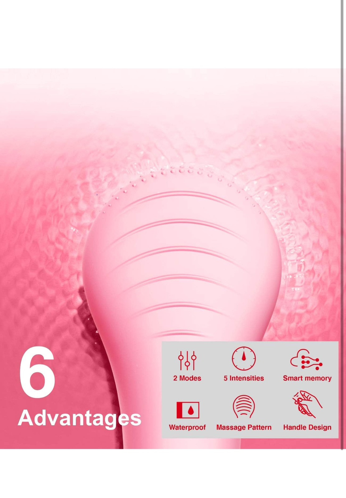 NågraCoola CLIE Sonic Facial Cleansing Brush Waterproof Electric Face Cleansi...