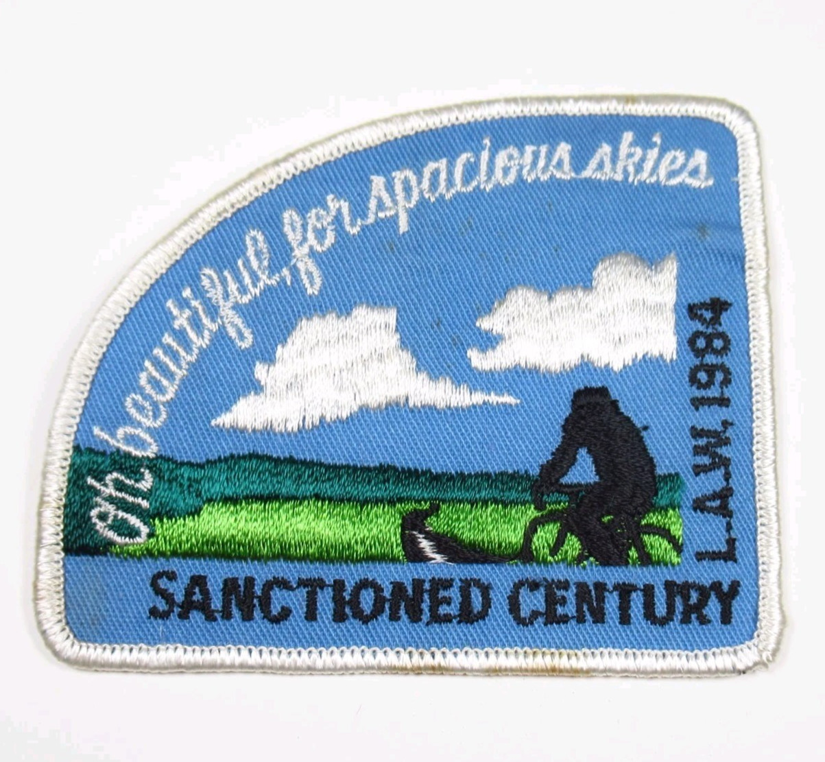 Vintage LAW Patch Sanctioned Century 1984 League of American Wheelmen