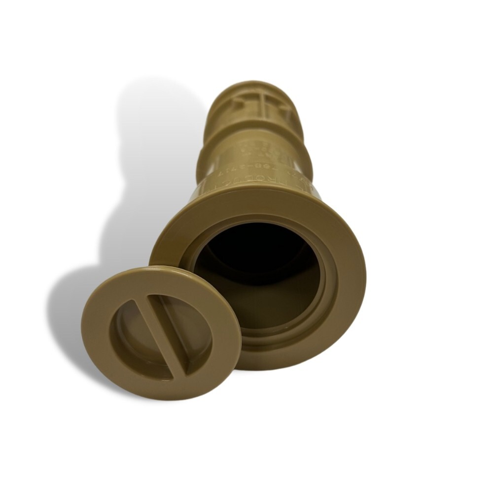 Aquastar US108 7.5" Umbrella Stands with Sleeve and Center Cap Tan (4 Pack)