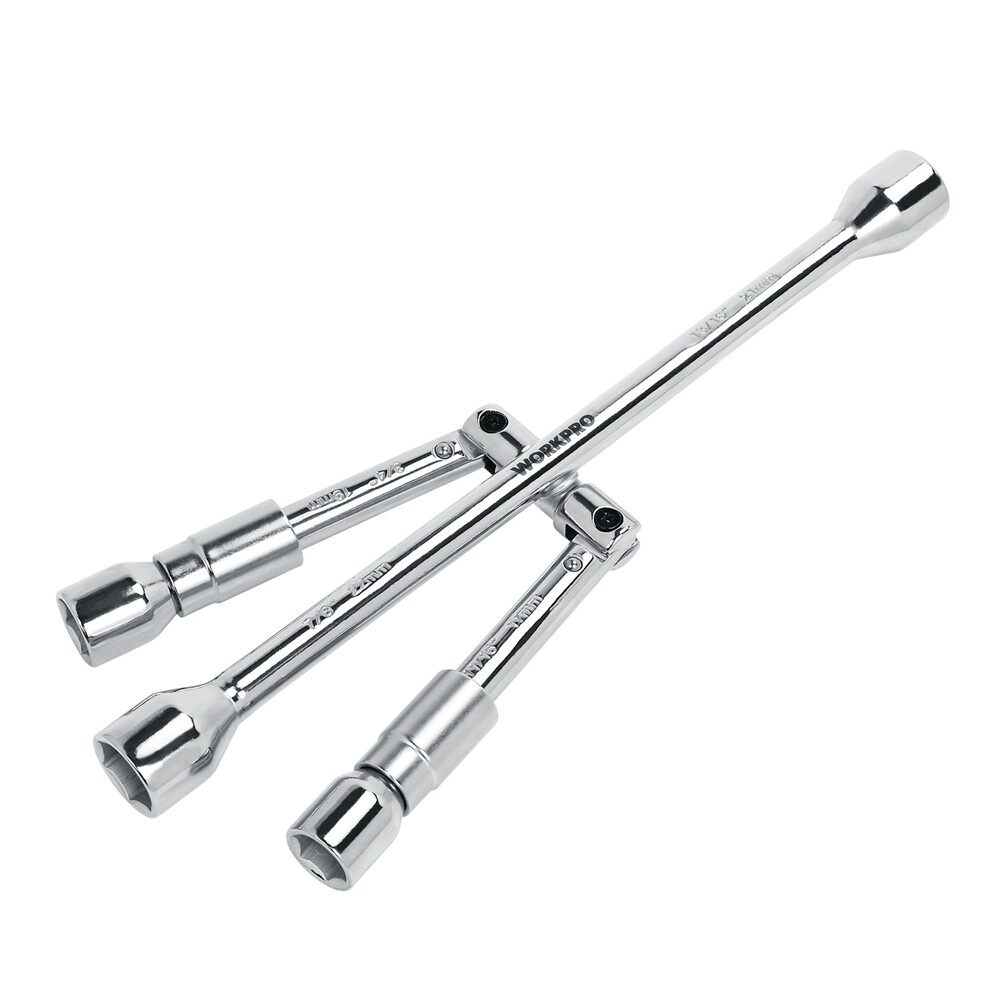 Universal Folding Lug Wrench Car Tire Repair Tool 4 Ways Cross Wrench Nut Wrench