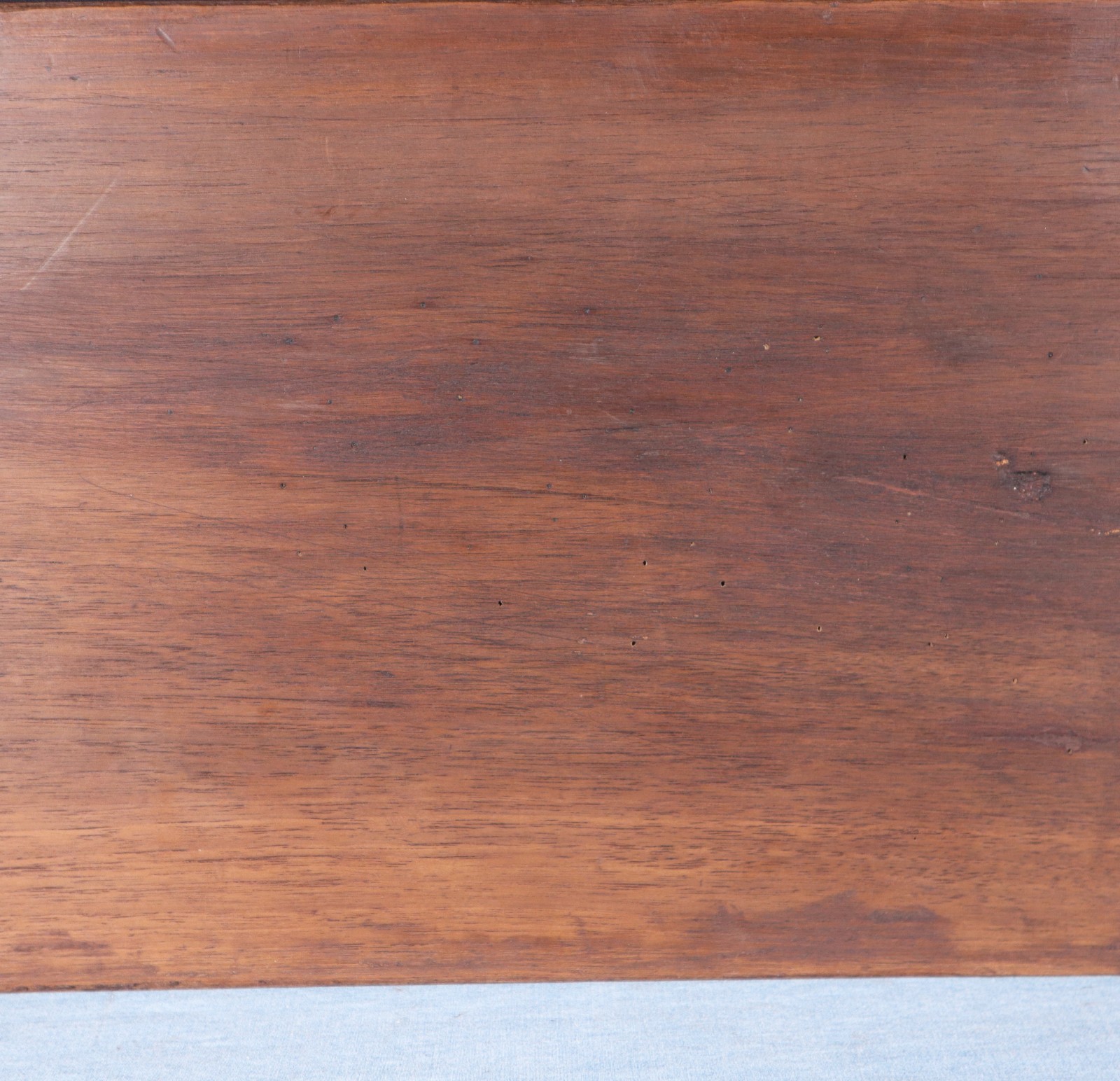 45" Wide Antique French Solid Walnut Wood Panel/Crest Pediment w/Carvings