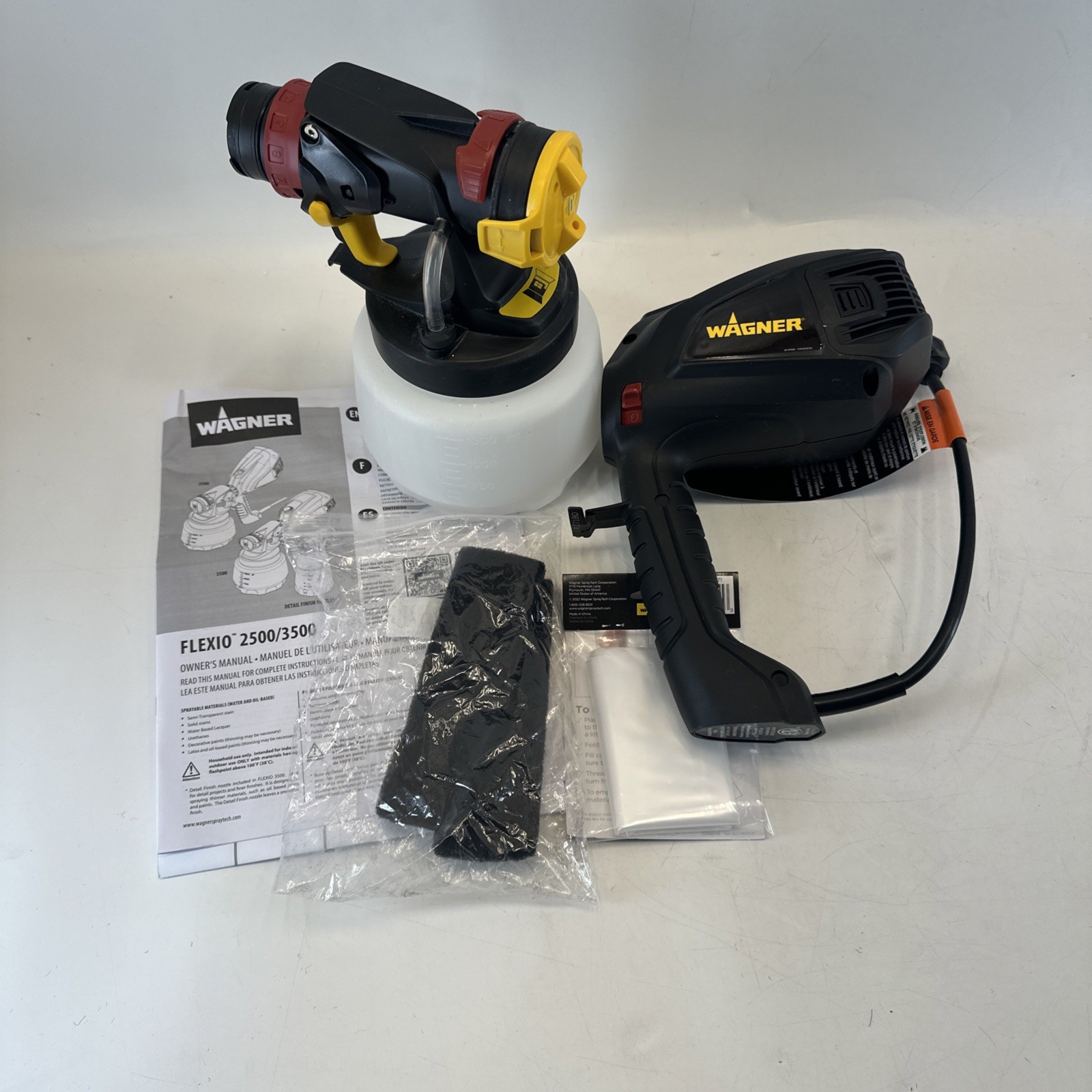 Wagner Flexio 2500 Electric Handheld HVLP Sprayer Model 2409509 Used & Tested