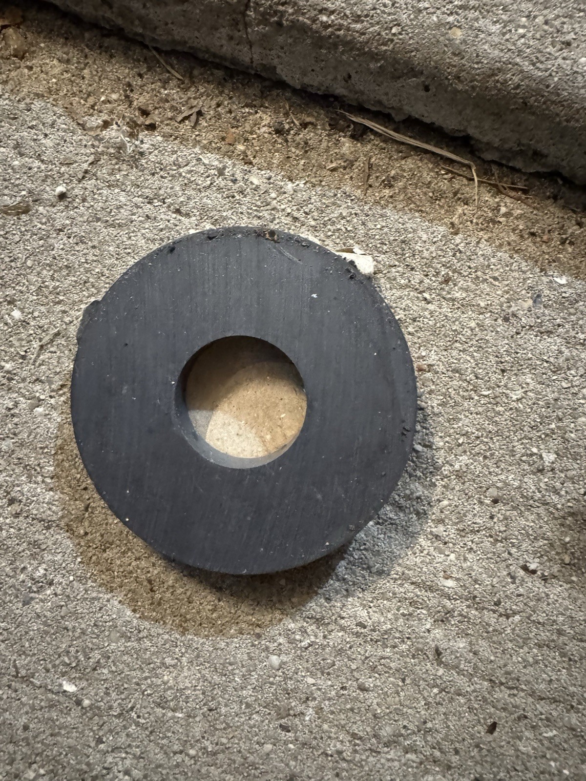 Ferrite Donut Ring Ceramic Magnet - Size 3.4 OD 1.312 ID 0.425 Thick Strong