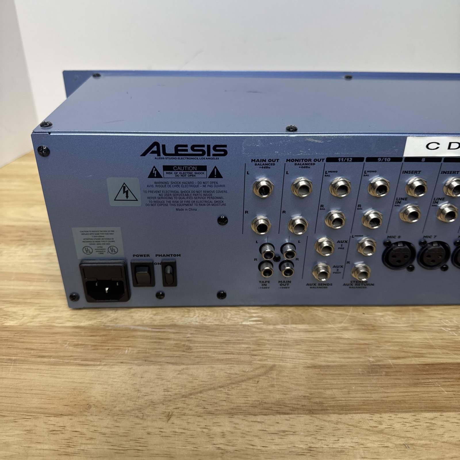 Alesis MultiMix 12R 12-Channel Rack Mount Analog Mixer w/ 8 XLR Mic Inputs