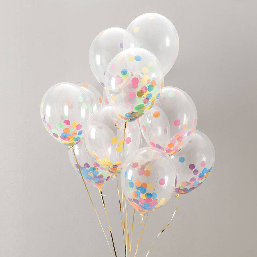 DIY 7" 12" 36" Clear Latex Balloons Confetti Ballon Party Supplies Baby Shower
