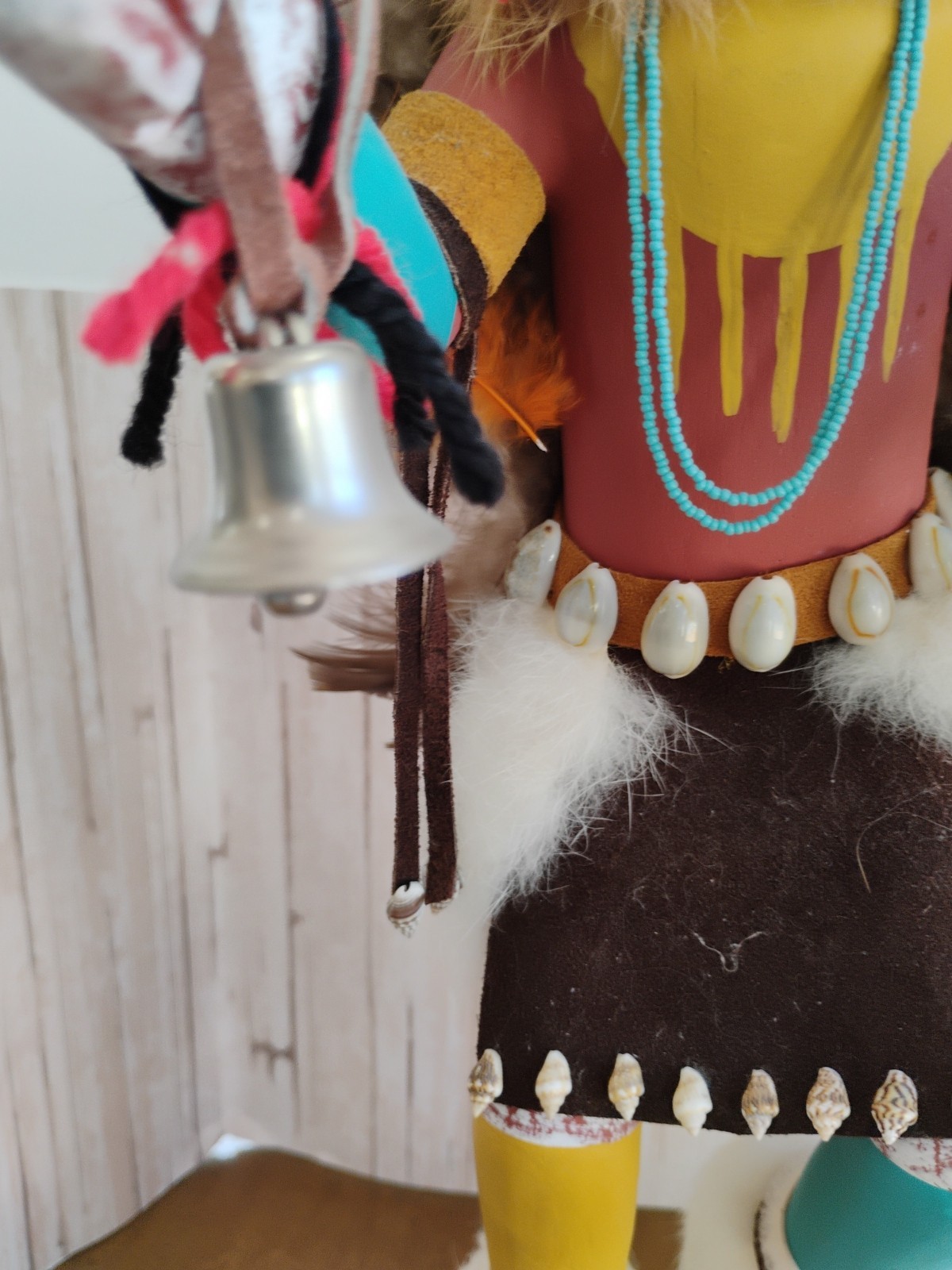 Vintage Large Navajo Kachina Doll Chasing Star Signed By Artist I McB