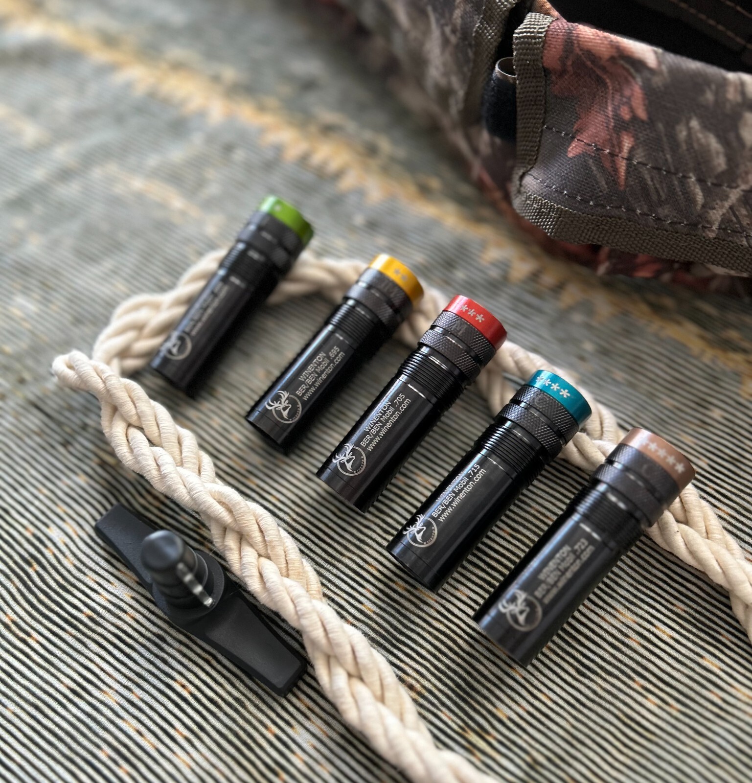 Beretta/Benelli Mobil Thread Extended Choke Tubes Set 12ga Black 5x / Winenton