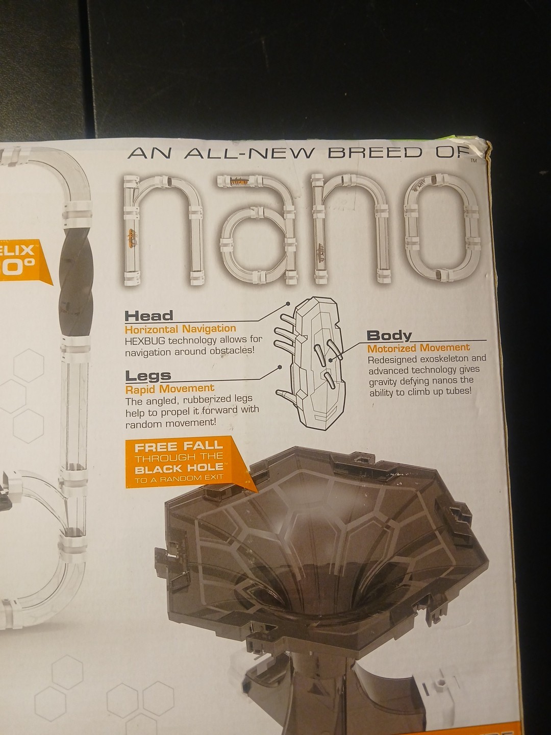 New Sealed Hex Bug Nano V2 Black Hole 58 Pcs Gravity Defying Robotic Creatures