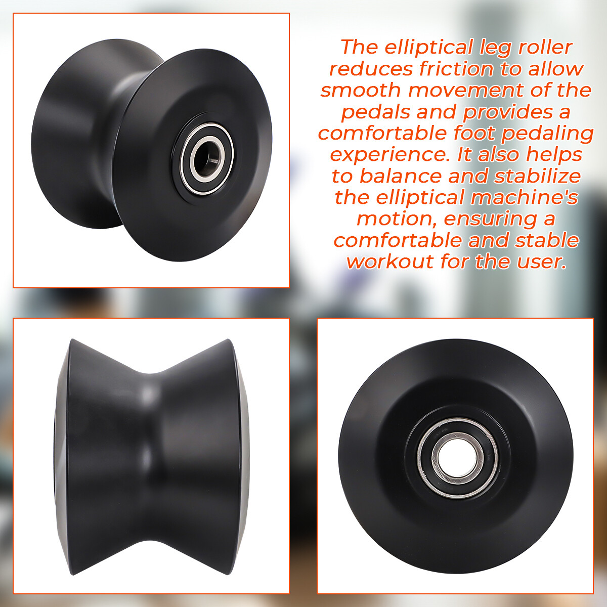 For Proform XP 160 / Freespirit Elliptical Wheel Replacement Leg Roller - 238880