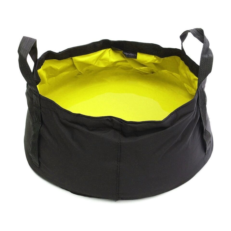 Outdoor Camping Foldable Folding Water Bag Sink Washbasin Travel Wash Basin 12L