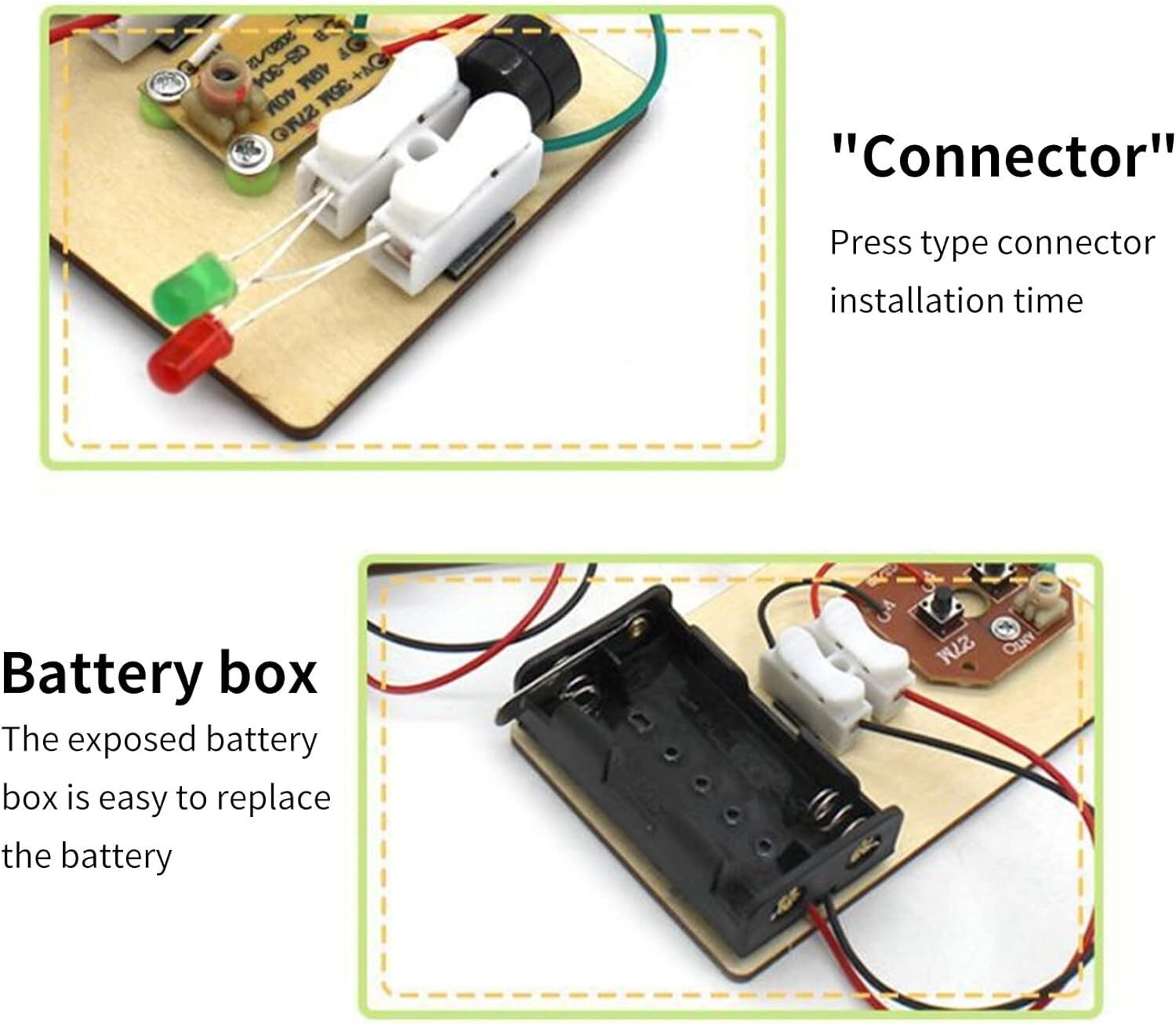 Kits - Learn Morse Code, a Telegraph Machine, Electric Circuit Experiment, Elef