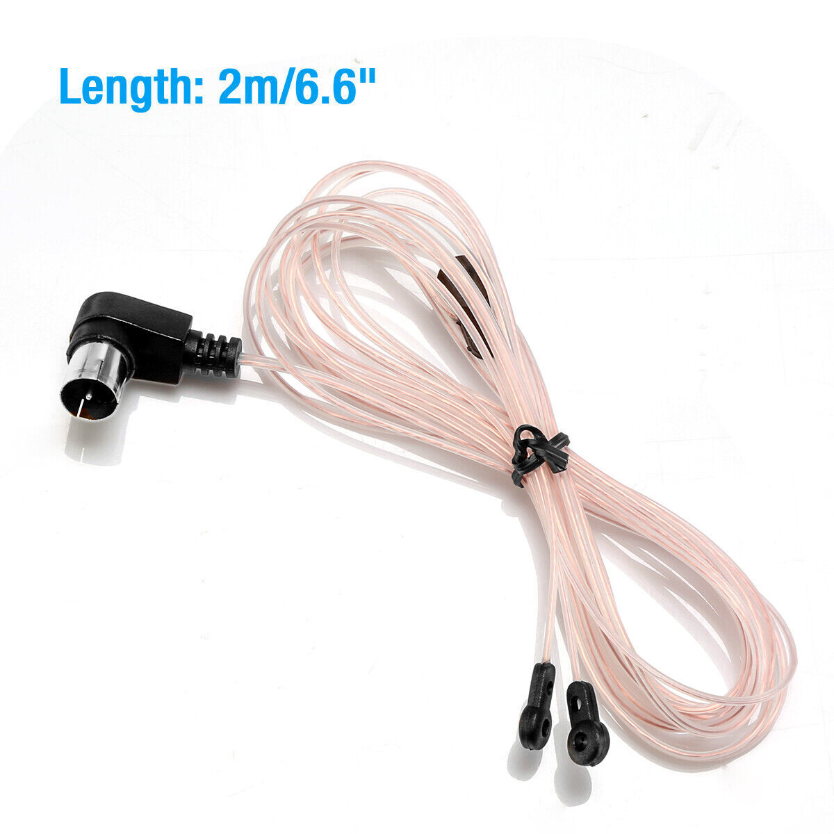 2pcs FM Antenna 75 Ohm F Type Male Plug For Home Radio Stereo Receiver Aerial US