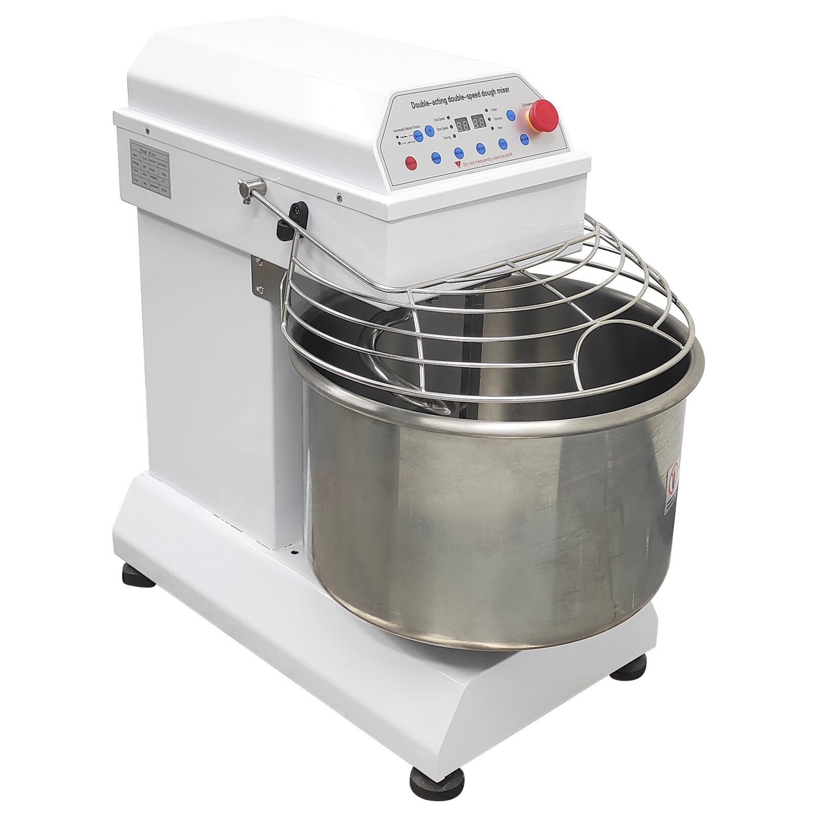 110V 40QT Commercial Dough Mixer Machine Double-acting Double-speed Food Prepara