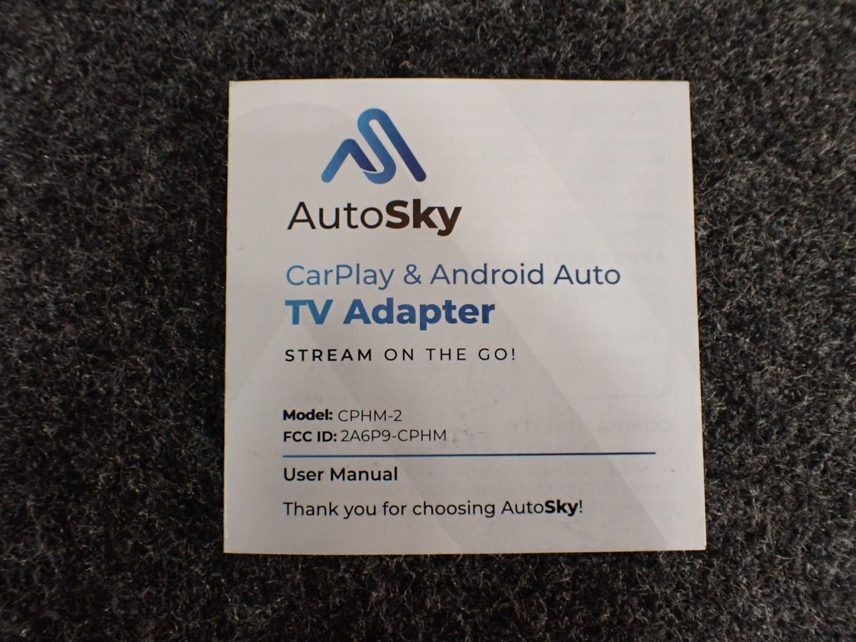 AUTOSKY CPHM-2 CarPlay TV Adapter