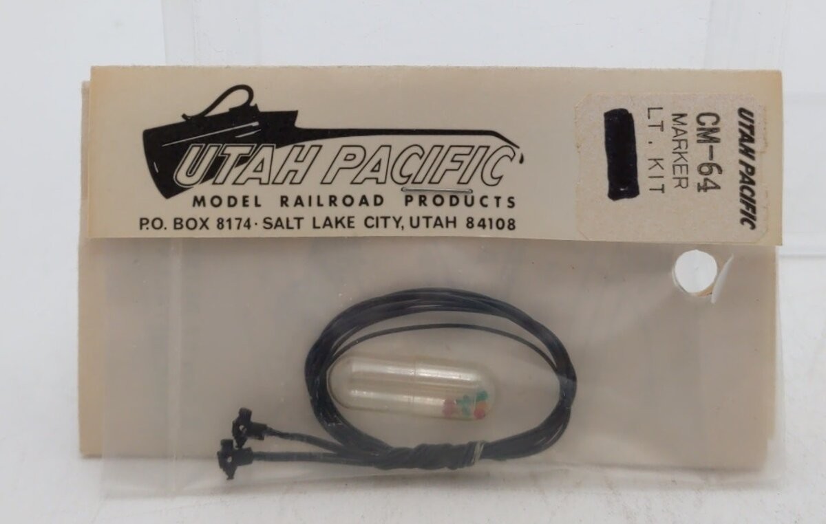 Utah Pacific Models RR Product CM-64 HO Scale Caboose Marker Lights (Pack of 2)