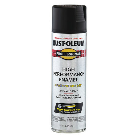 Rust-Oleum 7578838 Black, Flat, 15 Oz
