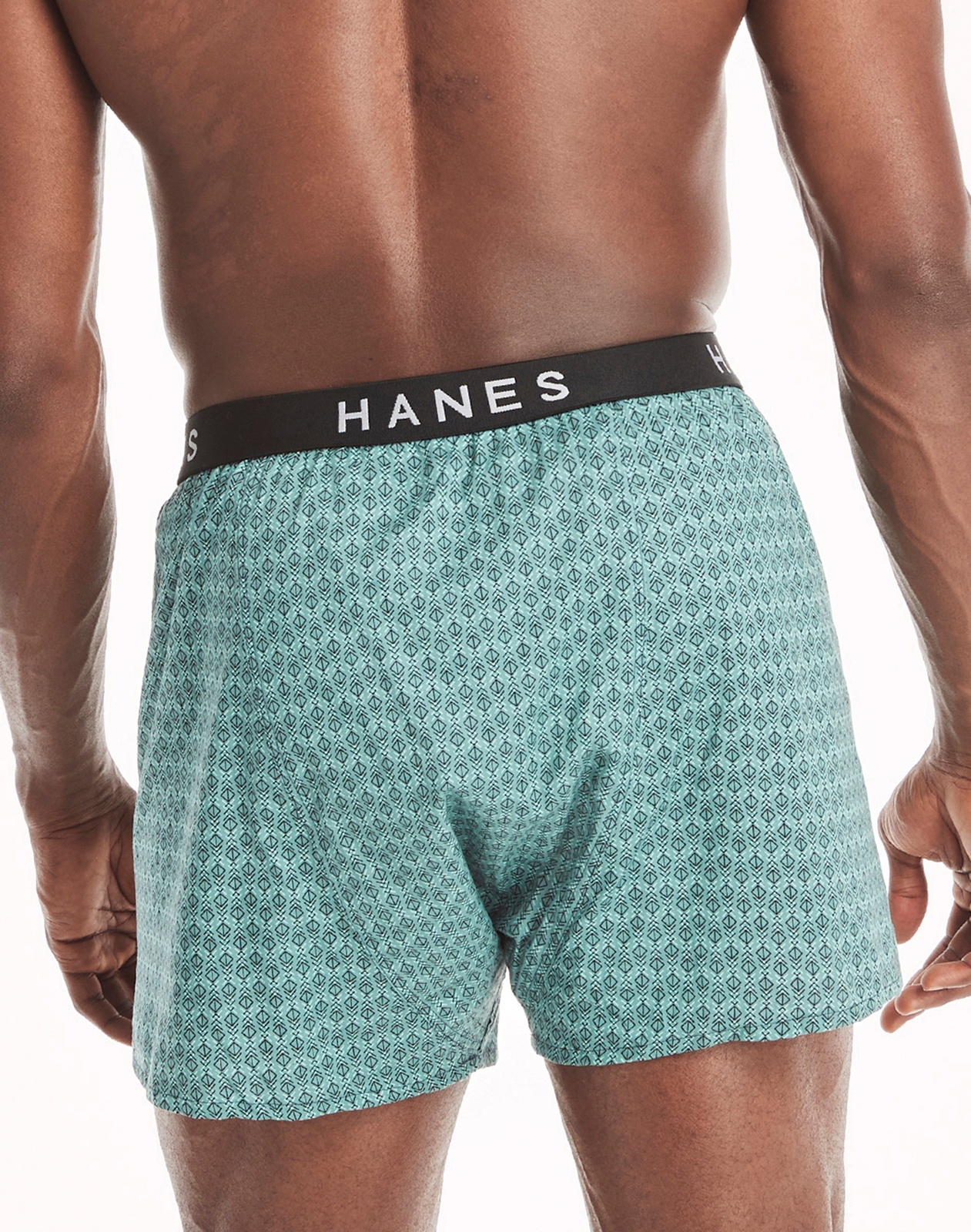 Hanes 5 Pack Boxer Mens Classics TAGLESS Comfort Flex Cotton Waistband Underwear