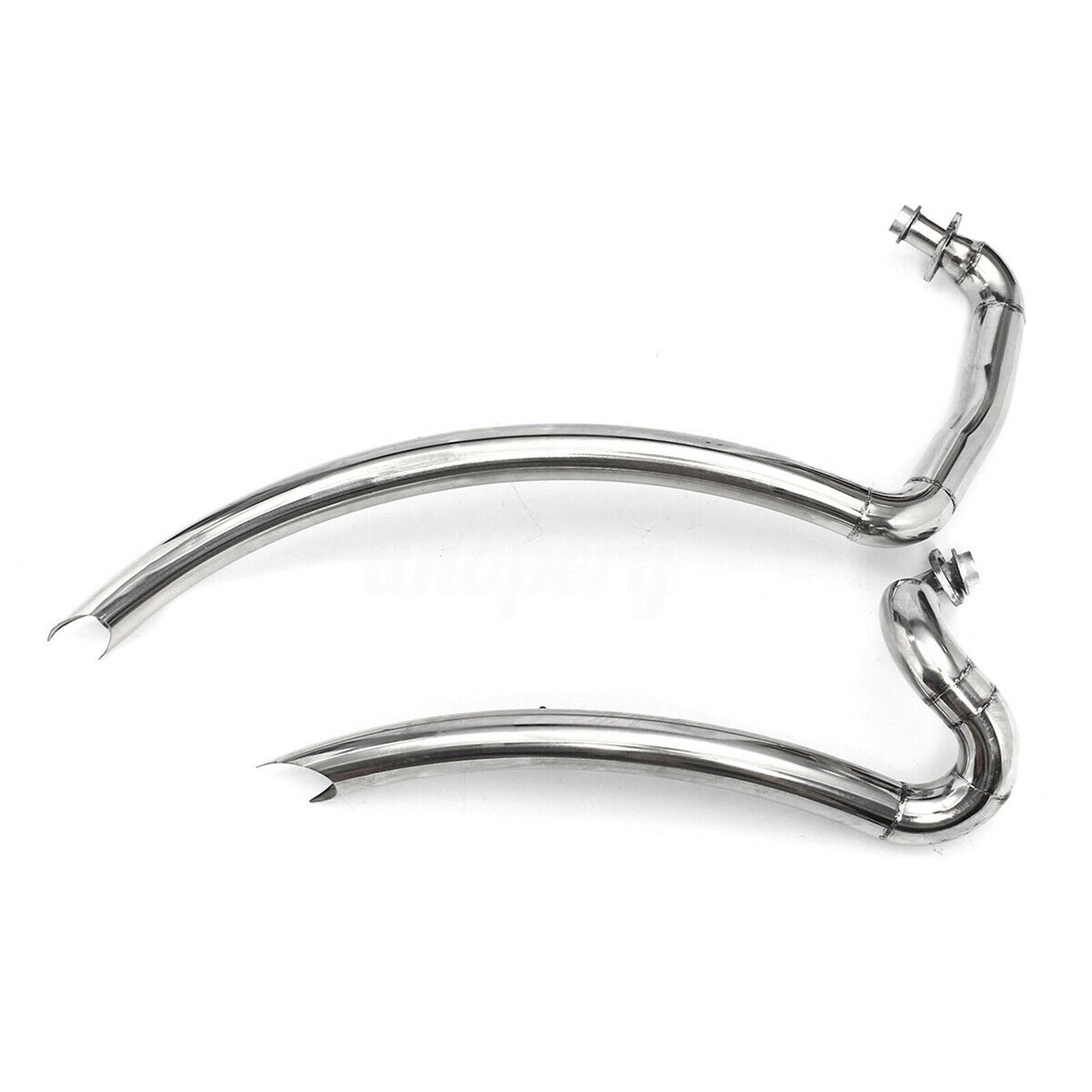 Shortshots Staggered Exhaust Pipes W/ Baffles For Yamaha V-Star 1100 XVS1100