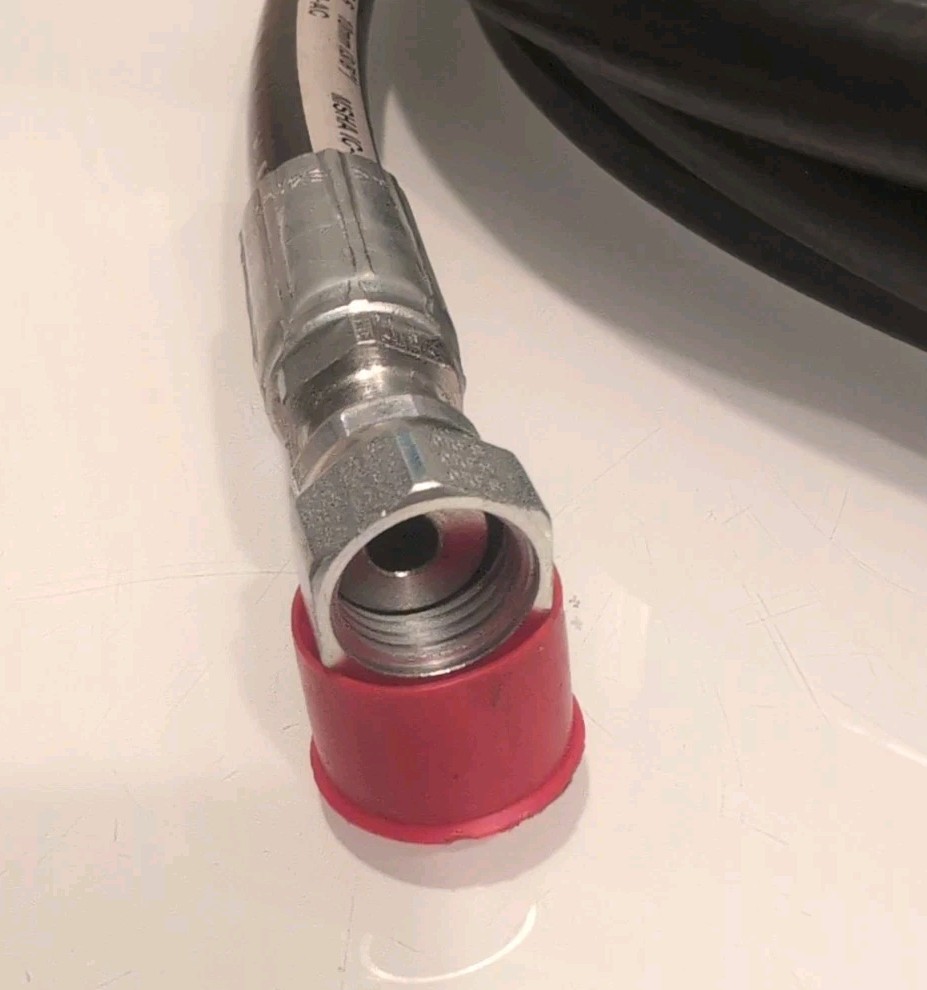 PARKER HYDRAULIC HOSE 3000 PSI 21MPa 387TC-6 3/8" 10mm 17 Foot