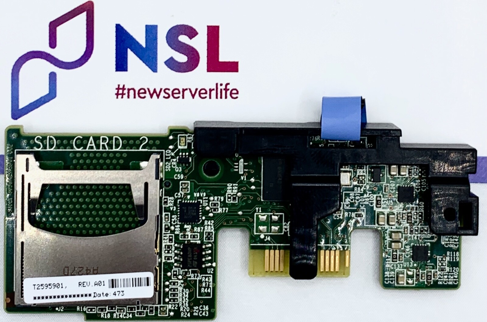 Dell PMR79 Dual SD Flash Card Reader Module R430 R530 R630 R730 R730XD