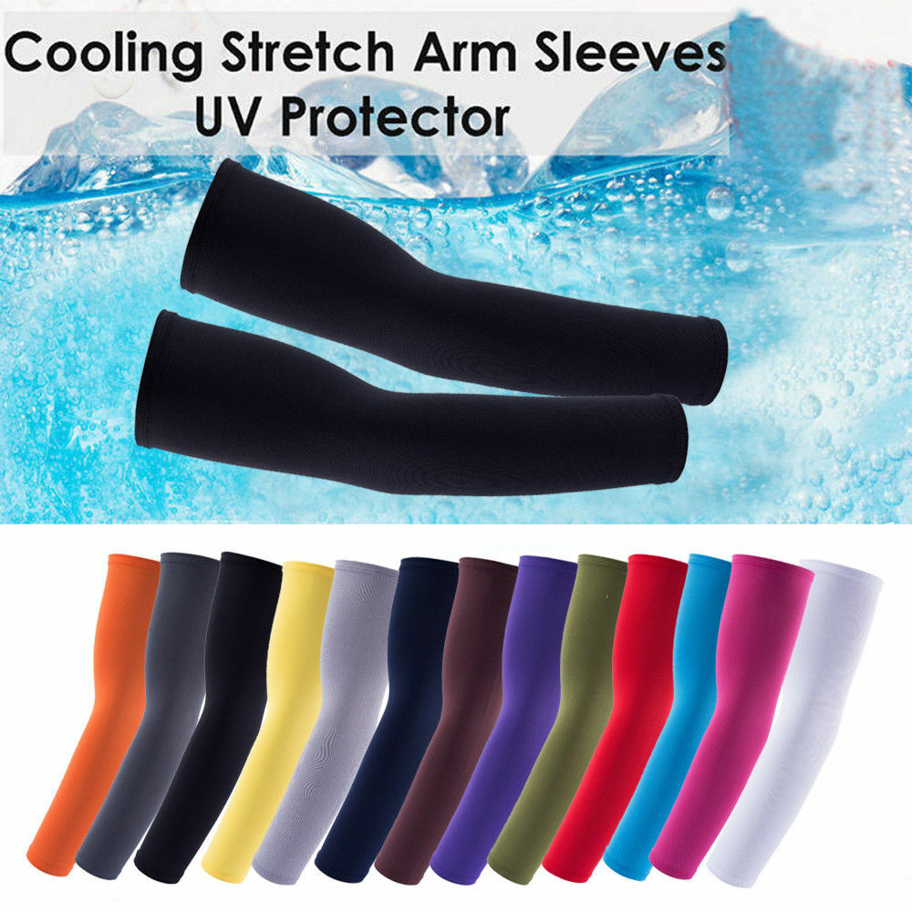 Cooling Sleeves UV Protection Arm Sleeves Arm Cover Sleeve for Men Women US