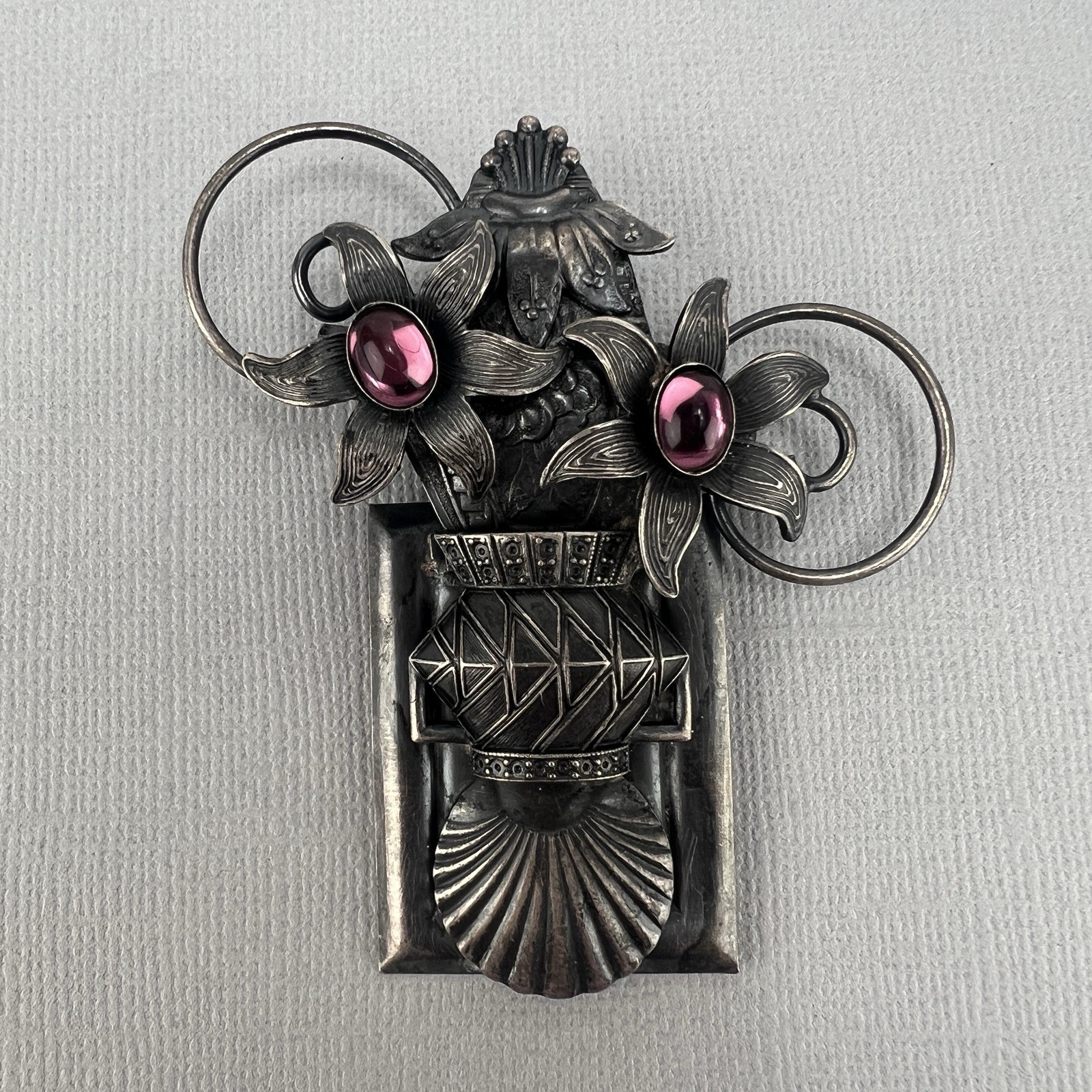 Marjorie Baer Brooch Art Deco AS IS
