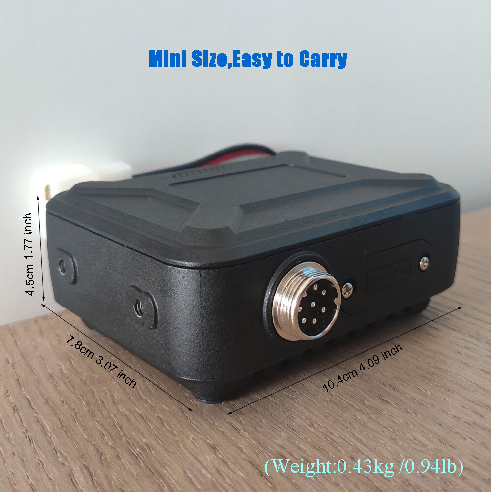 ANYSECU WP-9900 25W FM Radio Dual Band Tri-Display KT-WP12 Car Walkie Talkie