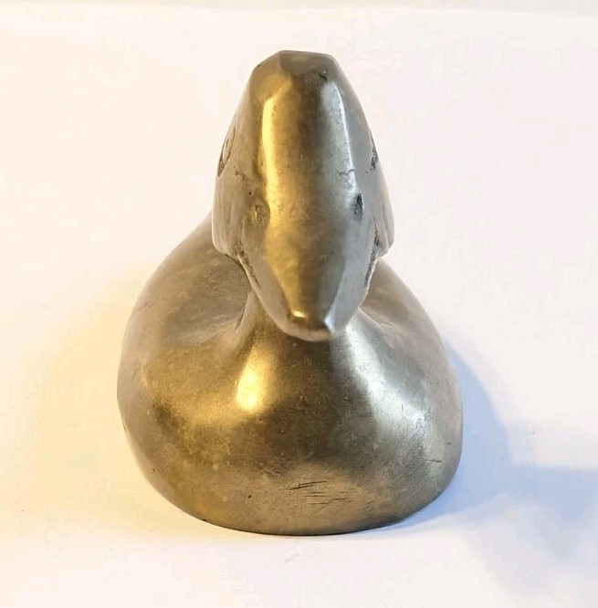Vintage Miniature Brass Duck Paper Weights Collectibles Set of 3