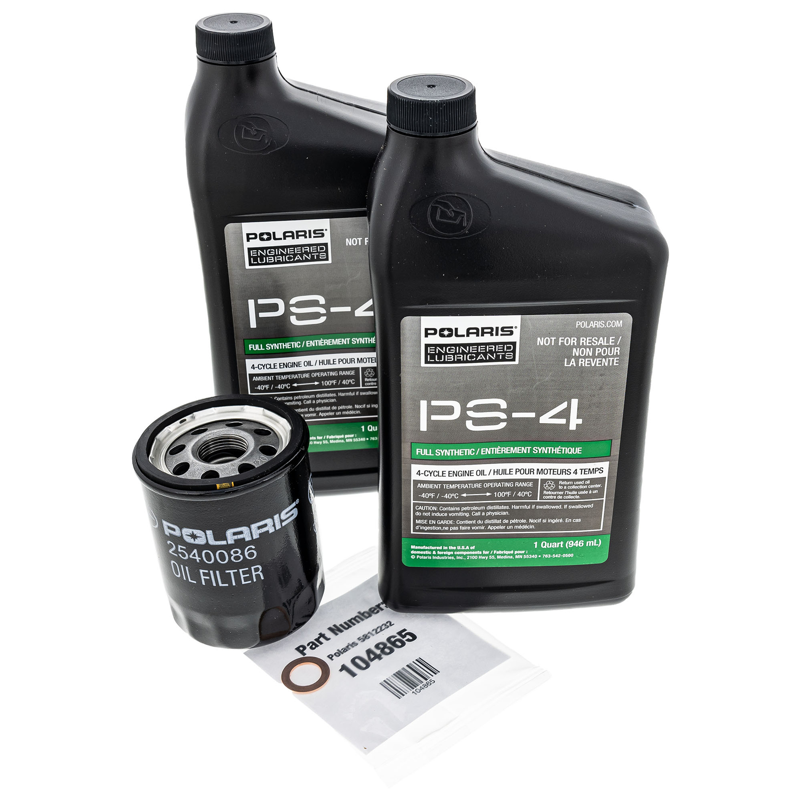 Polaris PS-4 Full Service Oil Change Kit Filter RZR Ranger 700 800 4 S 6X6