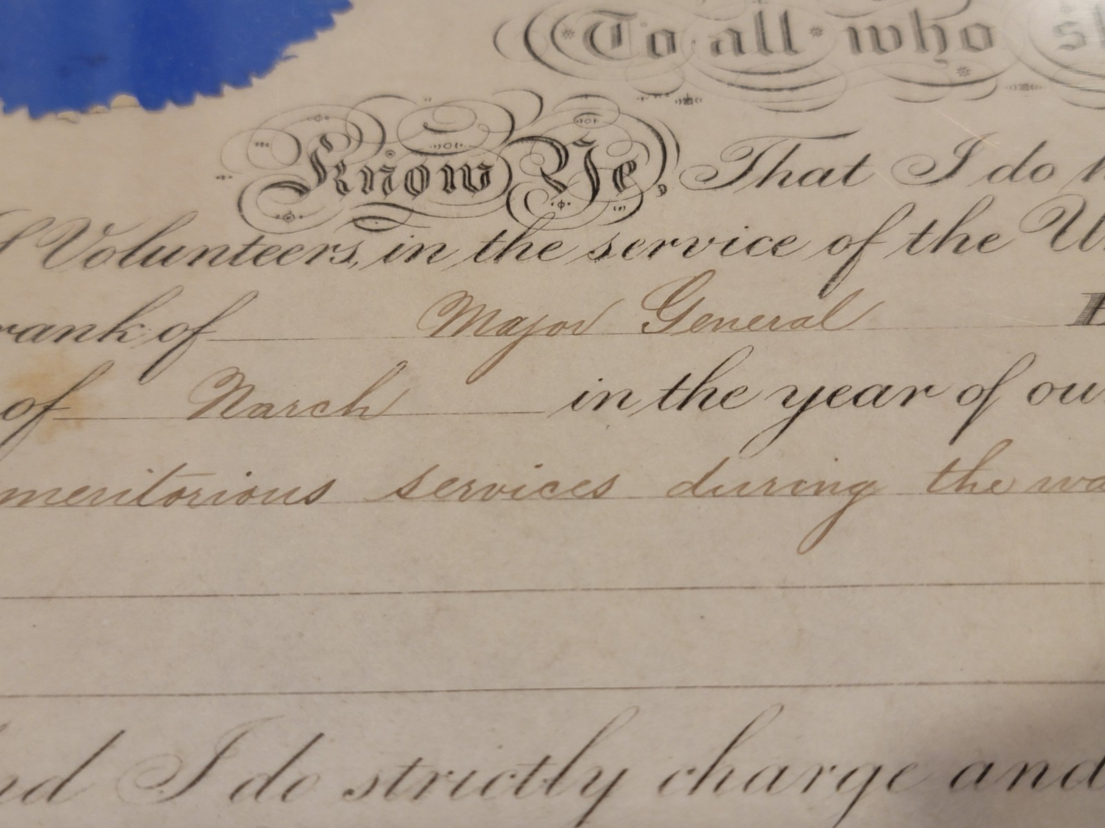 🌟HISTORIC President Andrew Johnson HAND SIGNED 1866 "MAJOR GENERAL" APPOINTMENT