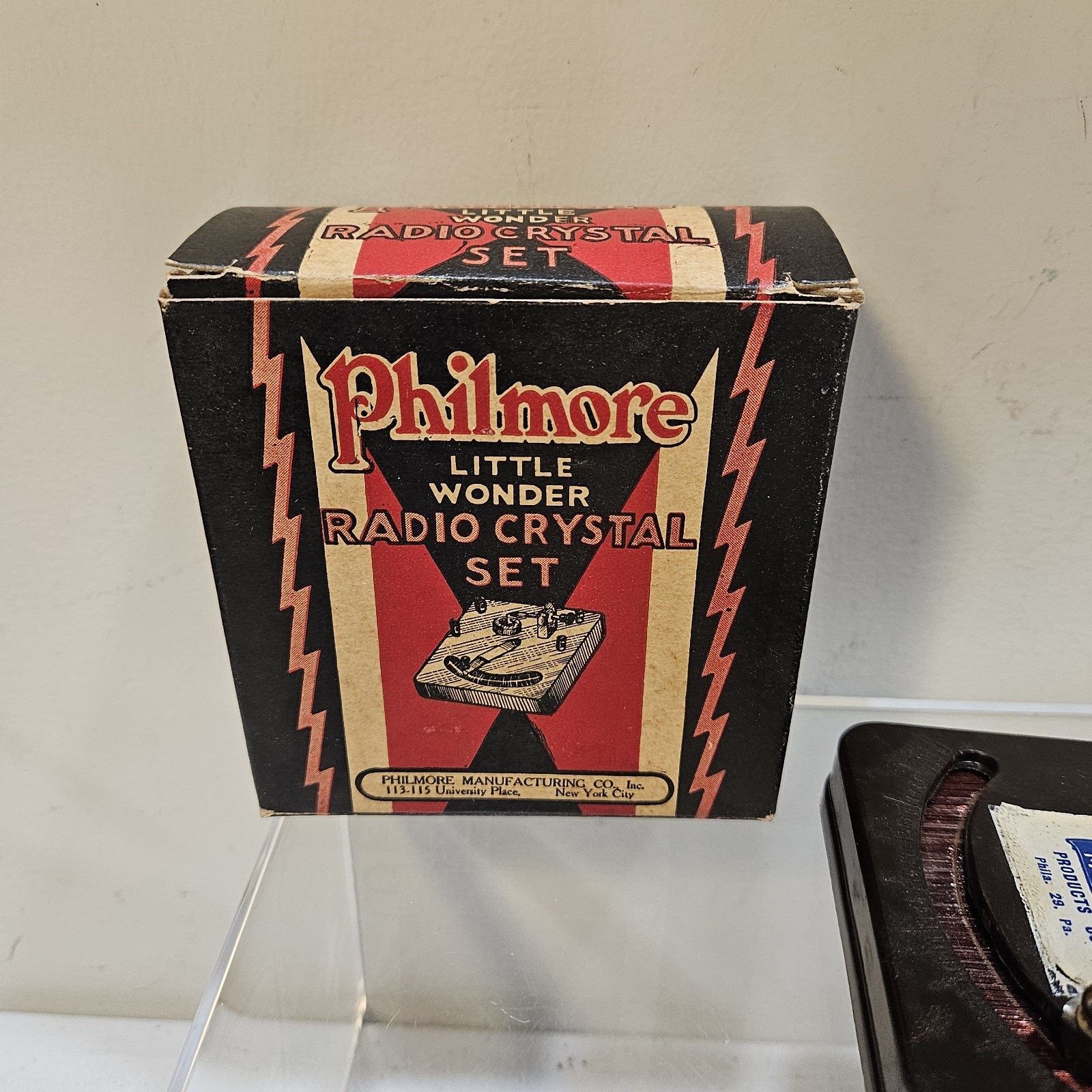 Philmore Little Wonder Radio Crystal Set #700 w/ Box and Instructions