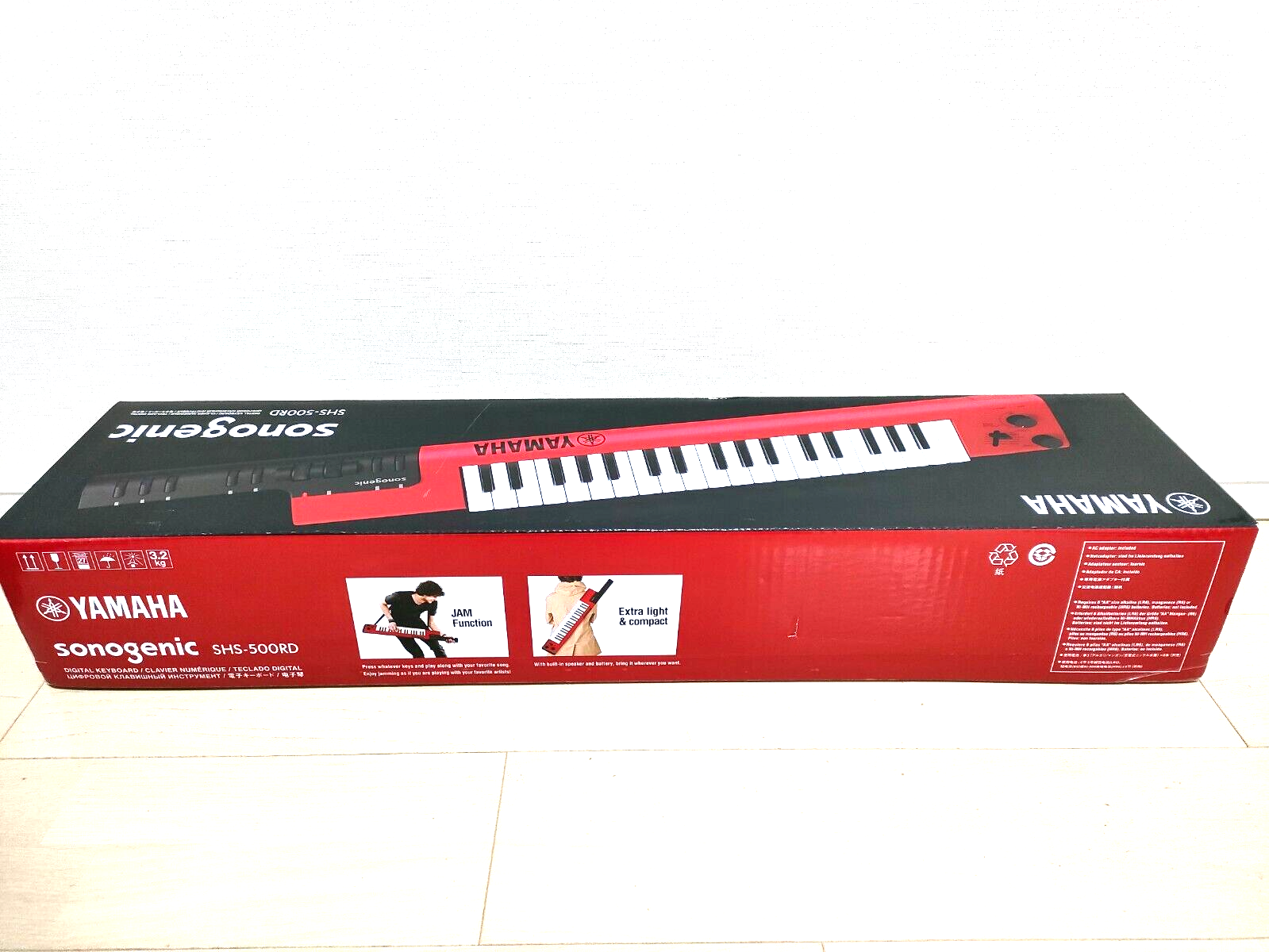 YAMAHA Sonogenic SHS-500 Red 37-Key Shoulder Keytar SHS-500RD Music From Japan