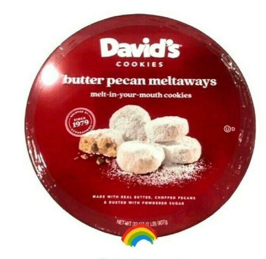 David's Cookies Butter Pecan Meltaways 32 oz