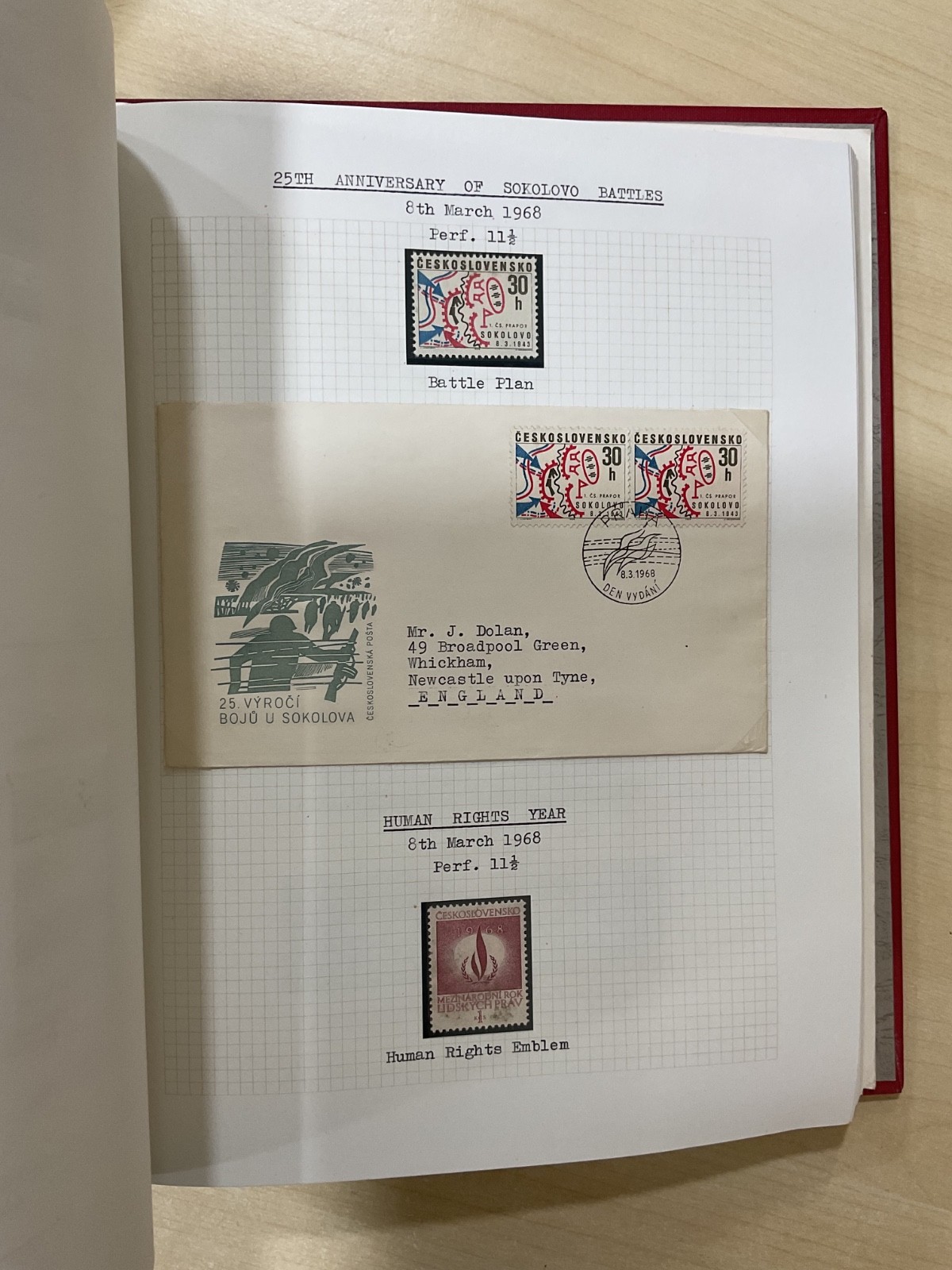 Czechoslovakia stamps. 1938 - 1970. Mint. Well written up album. G/109