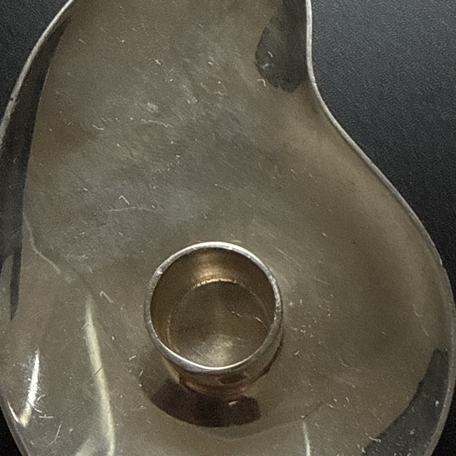 Mid Century Modern Sterling Silver Denmark Hugo Grun Candlestick Holders Pair