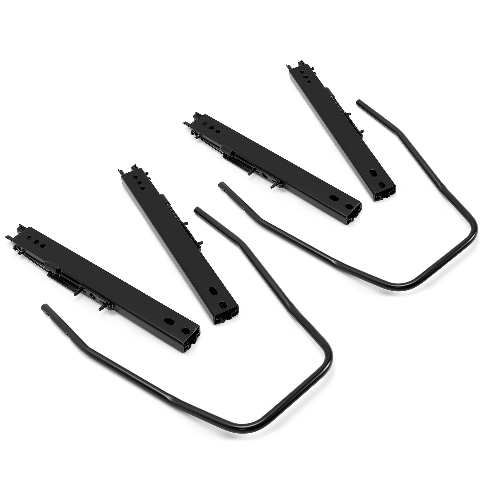 2x Universal Dual Lock Seat Sliders Rails Bracket Track Aessembly Mount Hardware