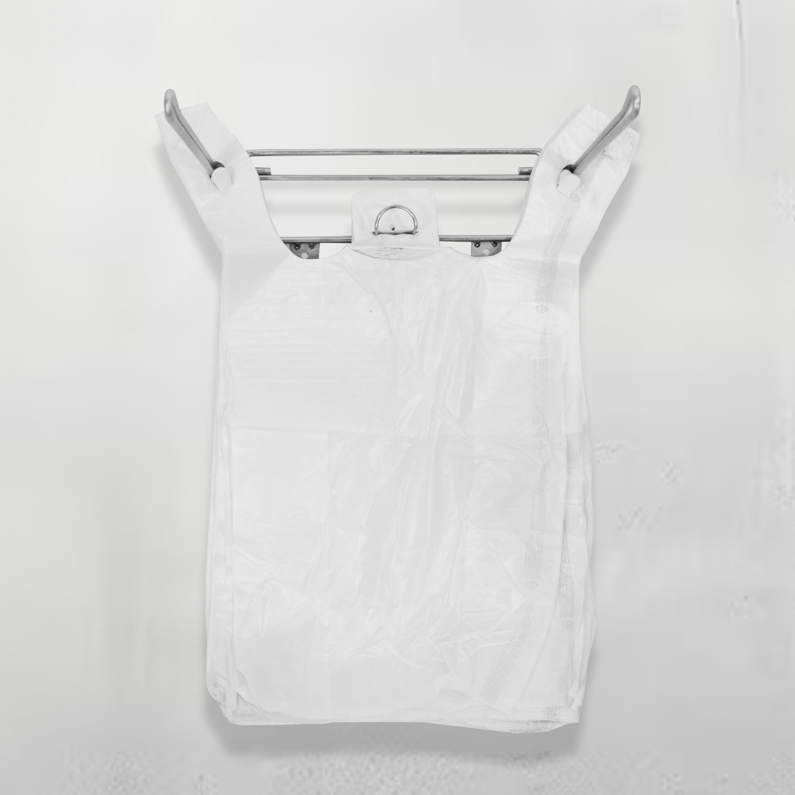 SSWBasics Hanging Plastic Bag Holder - Convenient Storage for T-Shirt Handle
